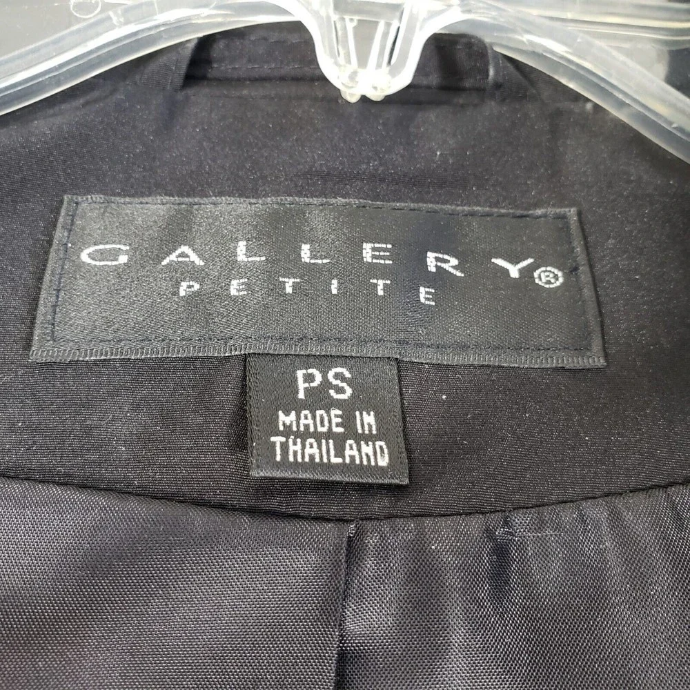 Gallery All Weather Jacket Coat Womens PS Black Hood Water Resistant Utility - Picture 2 of 13